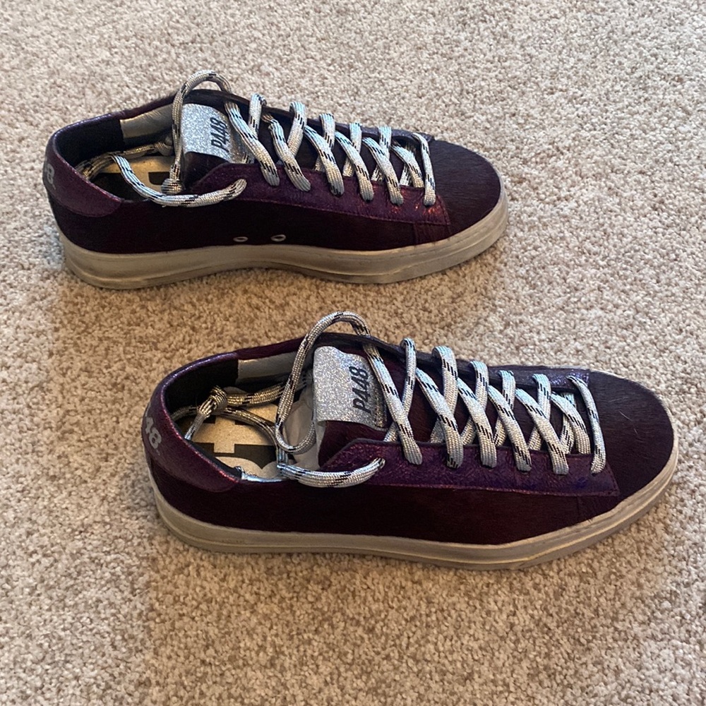 Hardly worn P448 Jack in in purple fur.